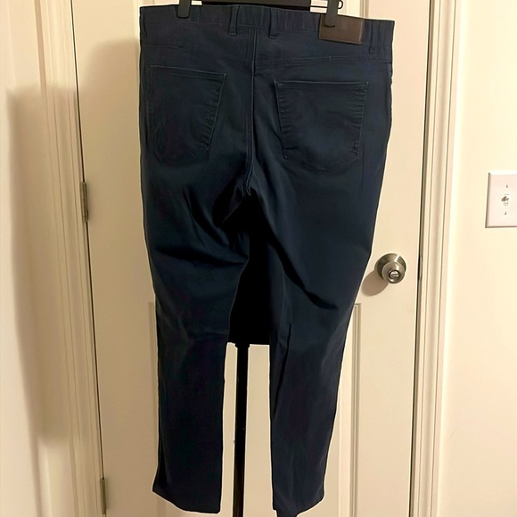 Men’s Michael Kors Parker Slim Fit Navy Stretch Pants Size 34/30 - Picture 2 of 5